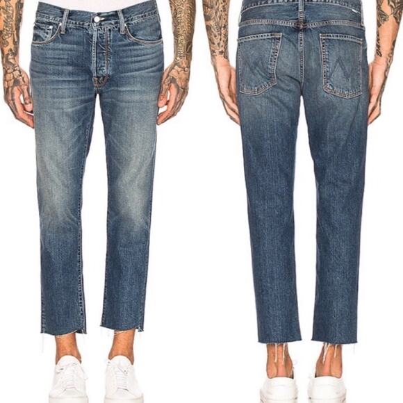 NWT Mother The Neat Ankle Step Men’s Jeans Bootcamp Straight Button Fly Size 30 - Picture 16 of 16